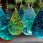 Greern Crayon raindrop Suncatchers recipe diy