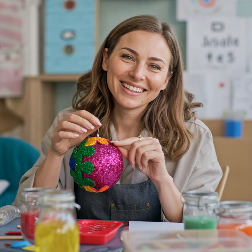 Sophie Bennett in the class room