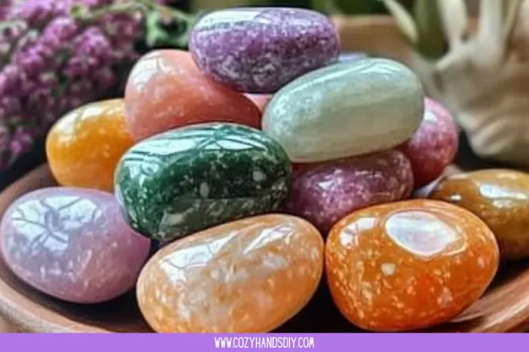 Colorful DIY Aroma Stones for natural fragrance and home decor