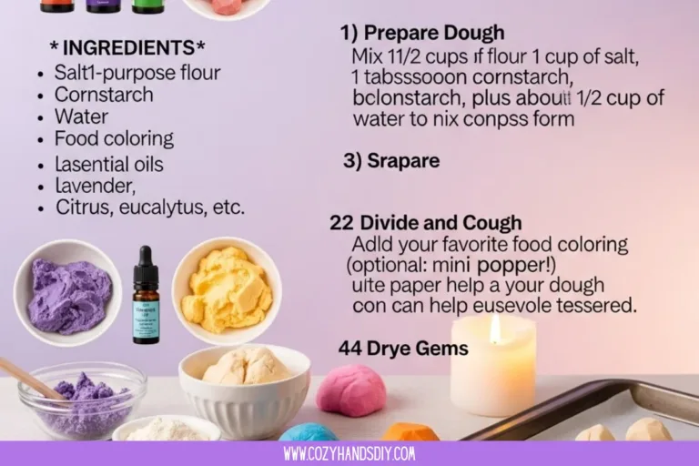 DIY aromatic gems using natural scented crystals for home fragrance