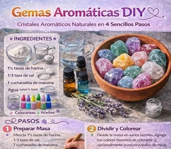 DIY Aromatic Gems – Natural Scented Crystals