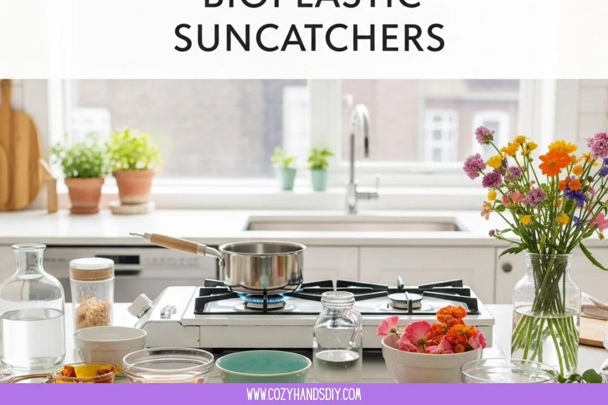 Eco Friendly DIY Bioplastic Suncatchers 9 DIY Bioplastic Suncatchers