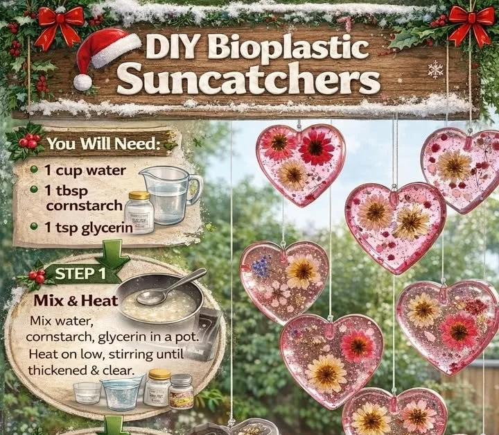 DIY Bioplastic Suncatchers