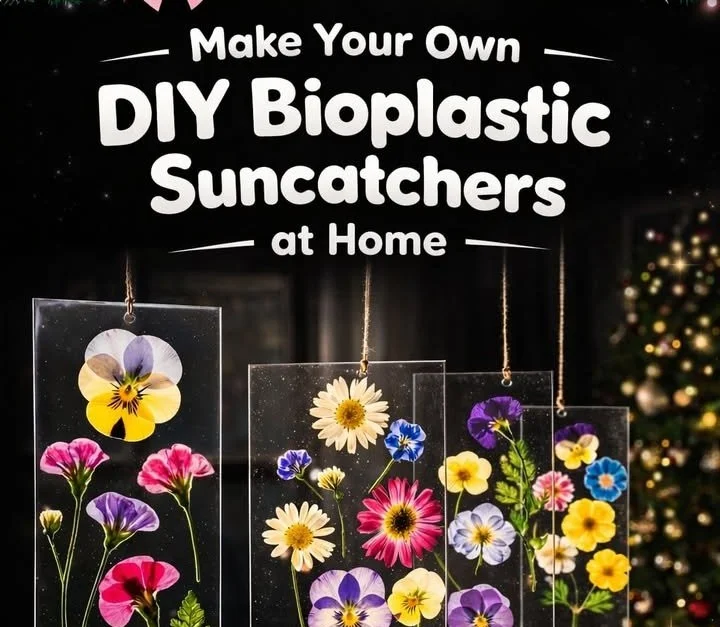 DIY Bioplastic Suncatchers – Nature’s Window Art 5 DIY Bioplastic Suncatchers – Nature’s Window Art