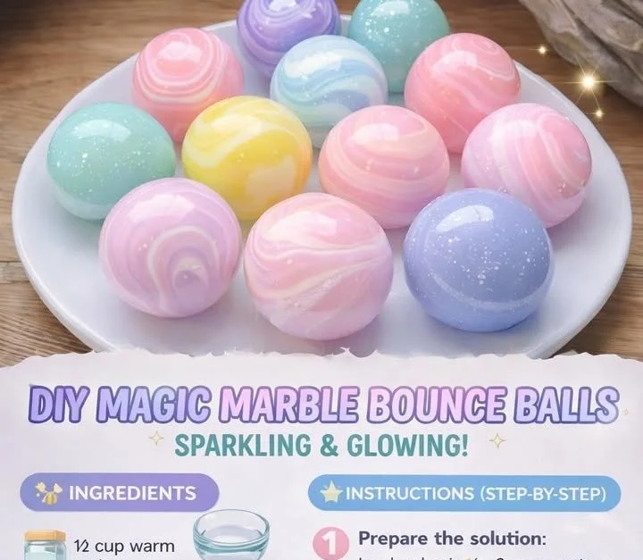 DIY Magic Marble Bounce Balls