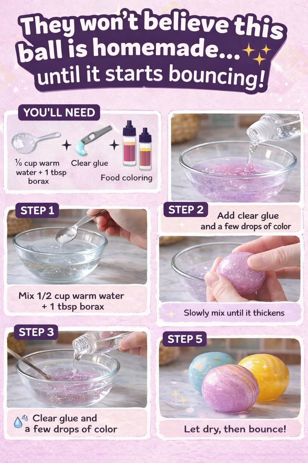 Homemade Bouncing Balls 6 Homemade Bouncing Balls