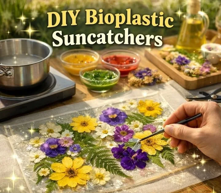 Eco Friendly DIY Bioplastic Suncatchers 7 image 3