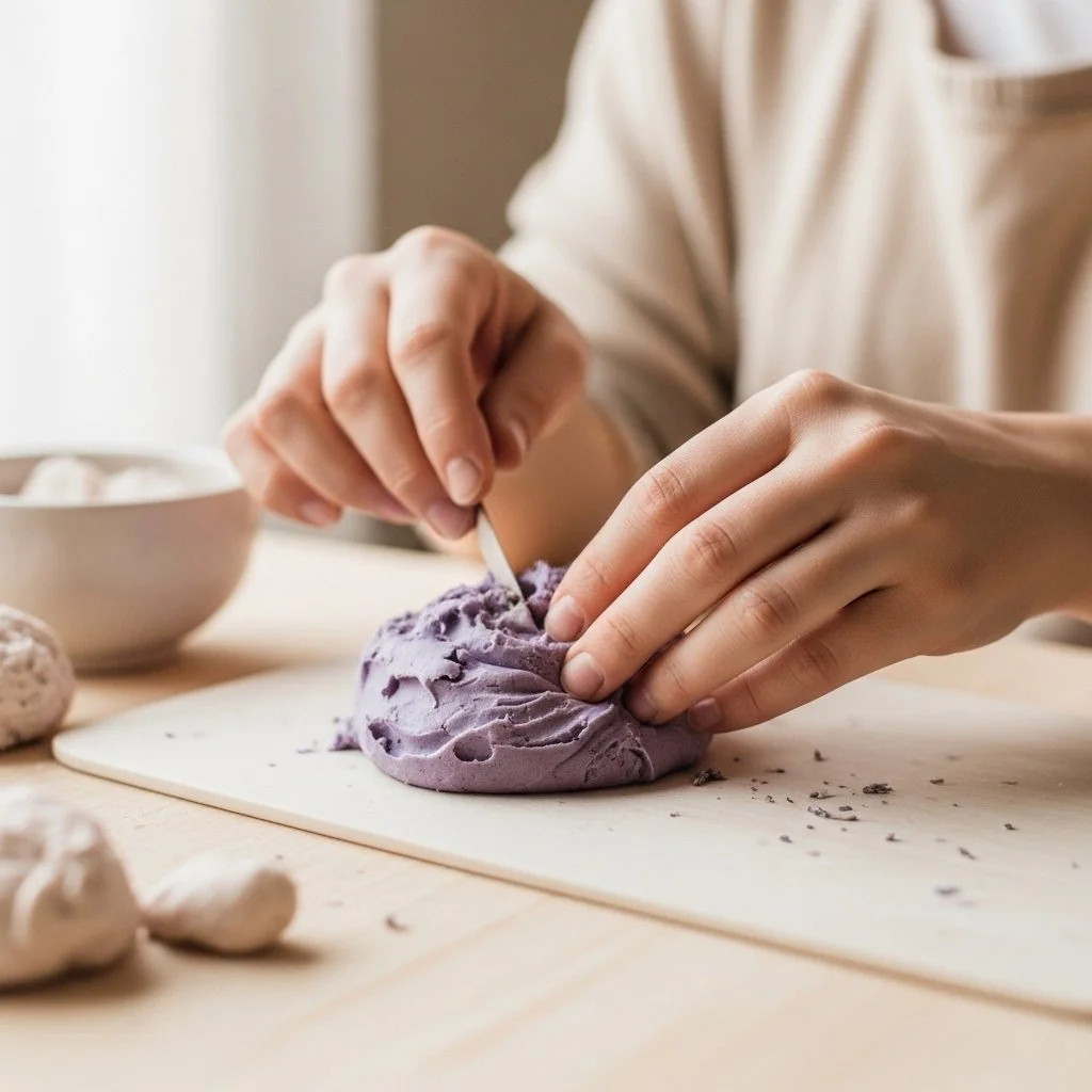 Lavender Cloud Dough