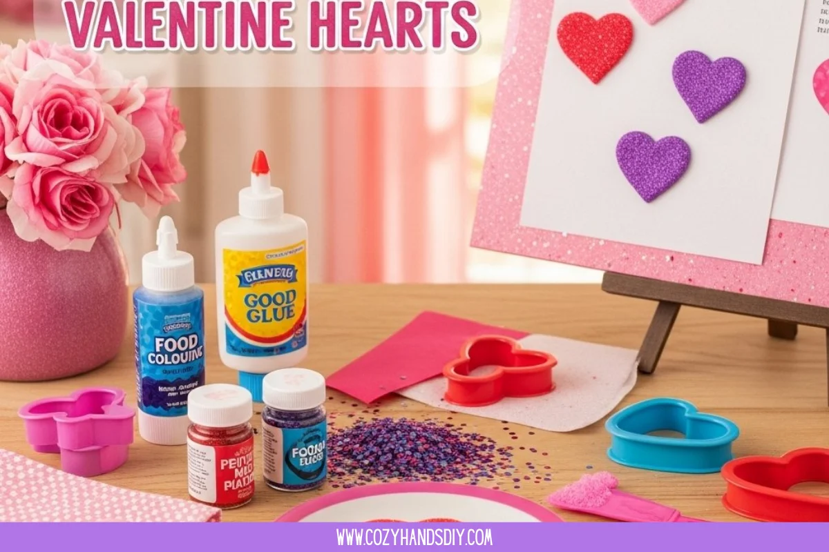 ❤️ Valentine Heart Suncatchers (Clear Glue Magic)