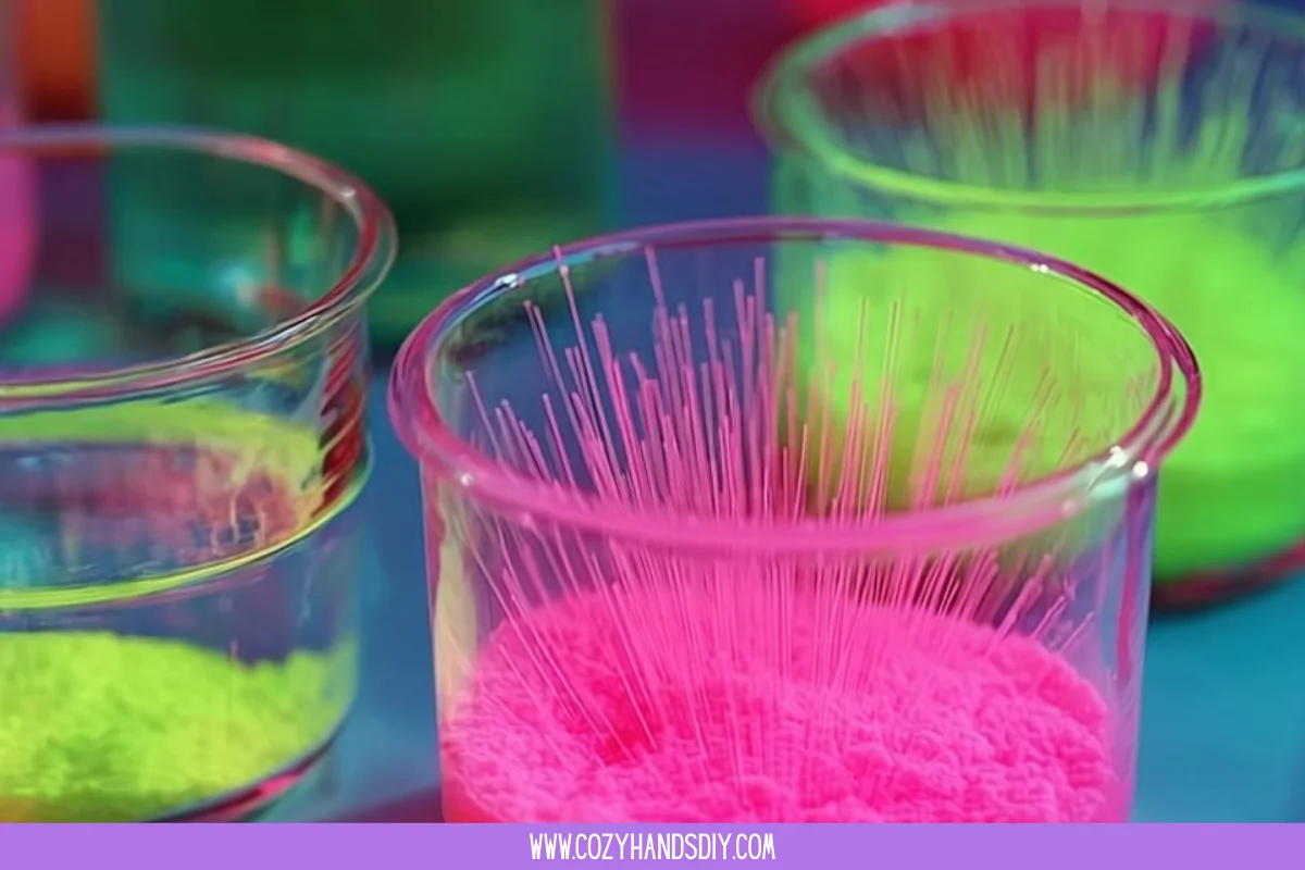 Baking Soda and Vinegar Fireworks