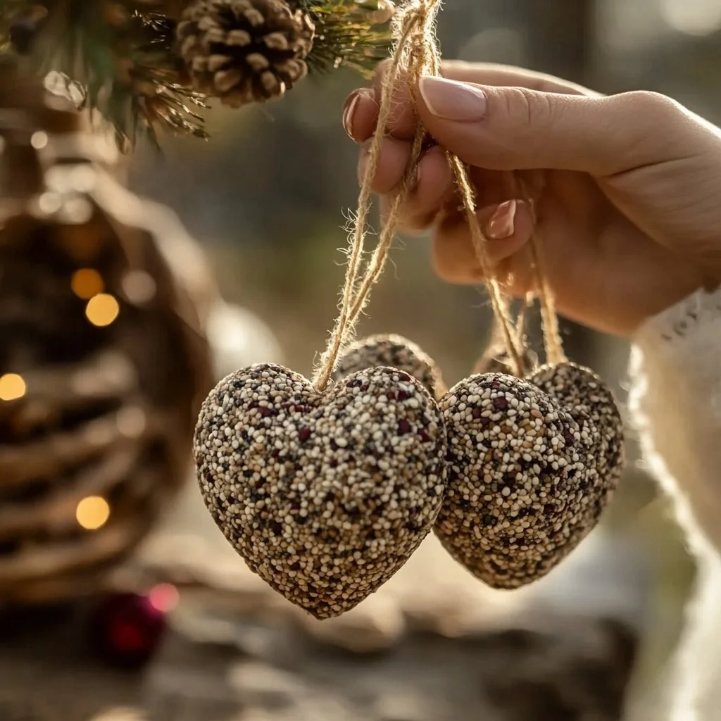Birdseed Ornaments 5 Birdseed Ornaments