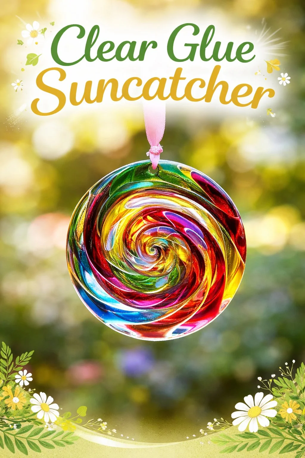 Clear Glue Suncatcher