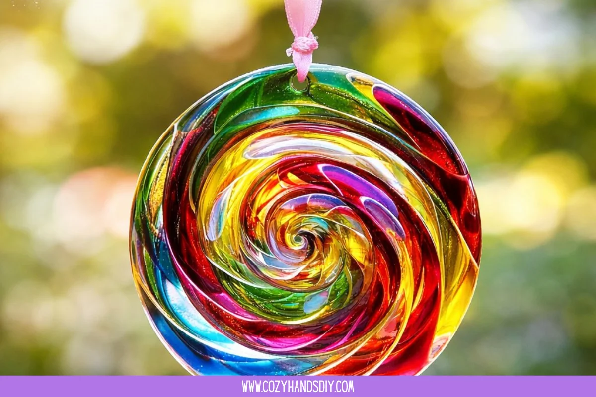 Clear Glue Suncatcher