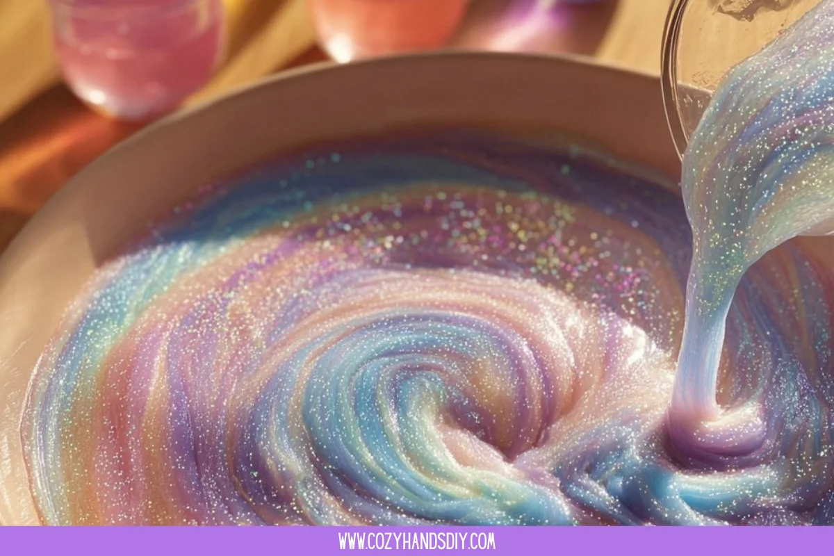 Cornstarch and Dish Soap Bubble Dough