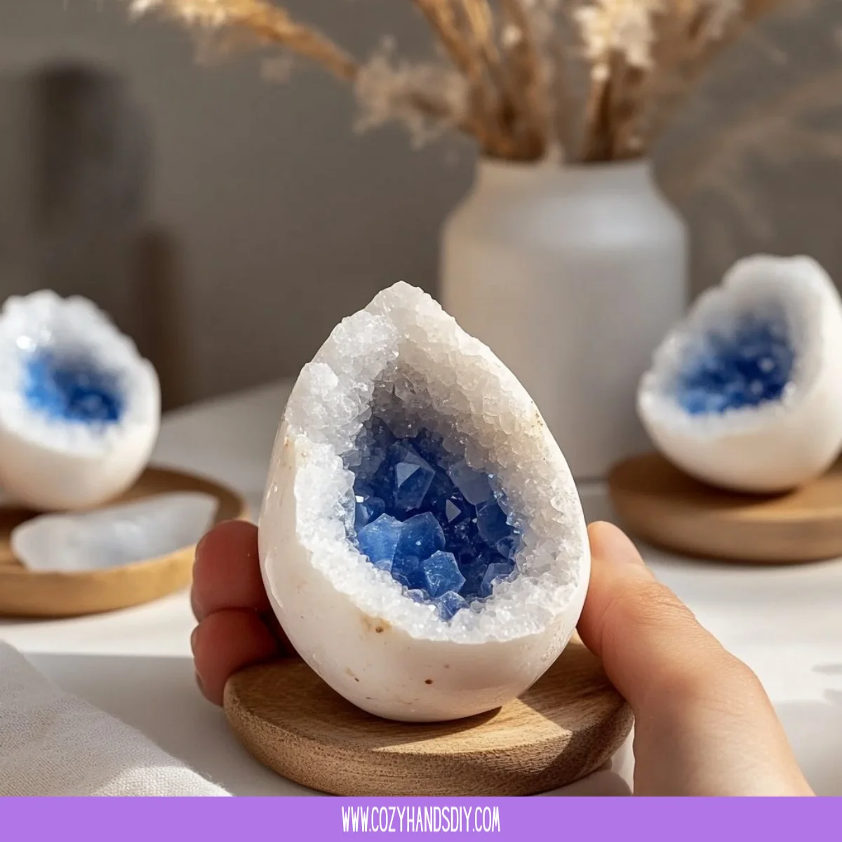 Crystal Eggshell Geodes 7 Crystal Eggshell Geodes