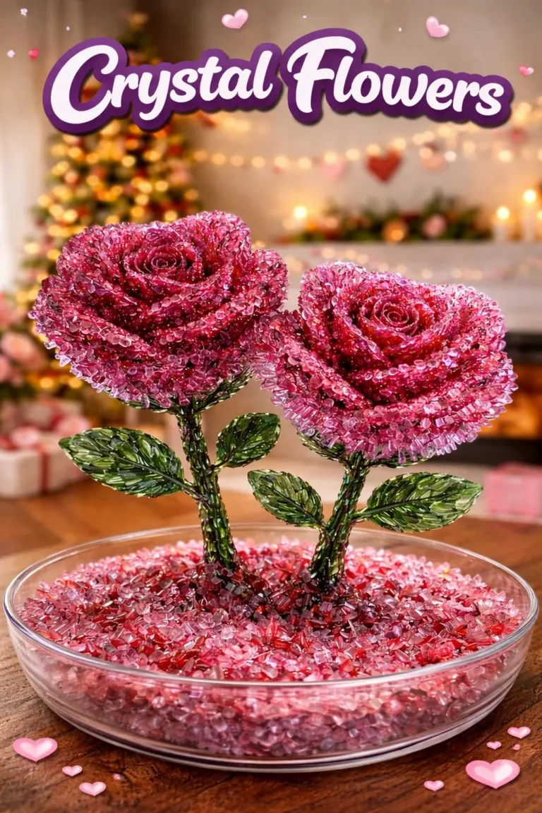 Crystal Flowers - exquisite floral arrangements made with sparkling crystals