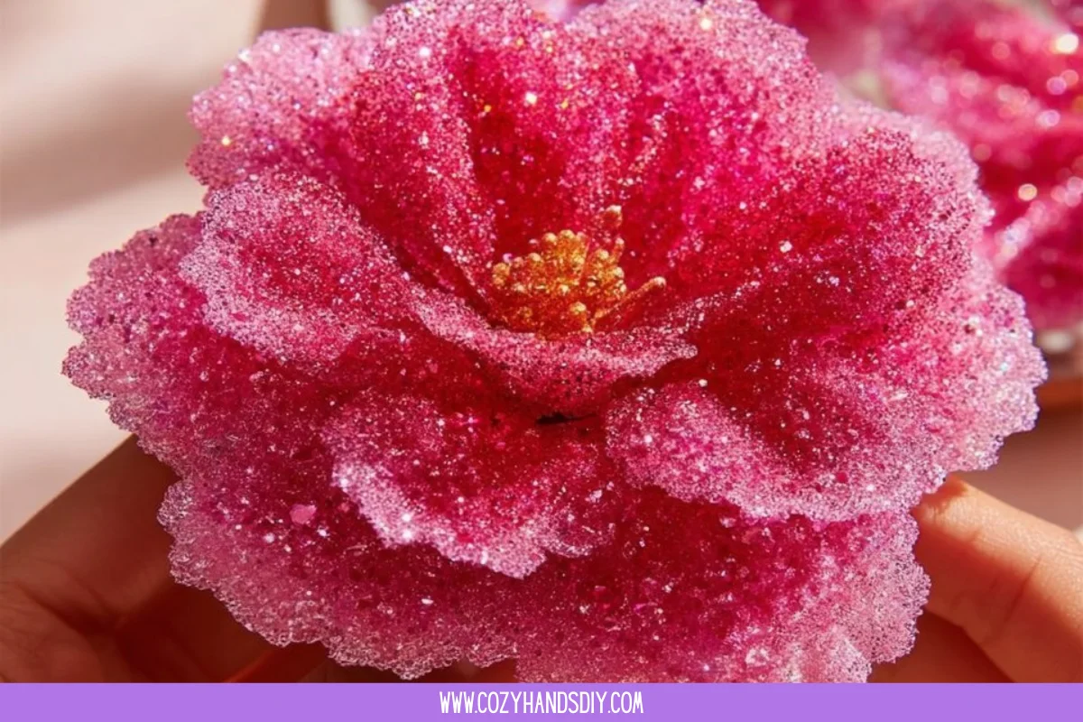 Crystal Growing Flower