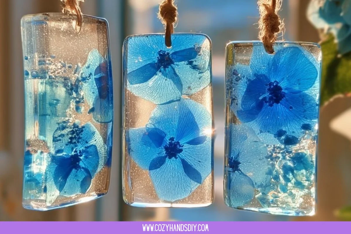 DIY Blue Crayon Suncatchers 7 DIY Blue Crayon Suncatchers