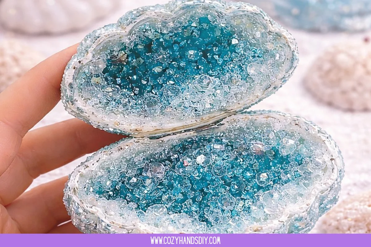 DIY Crystal Seashells