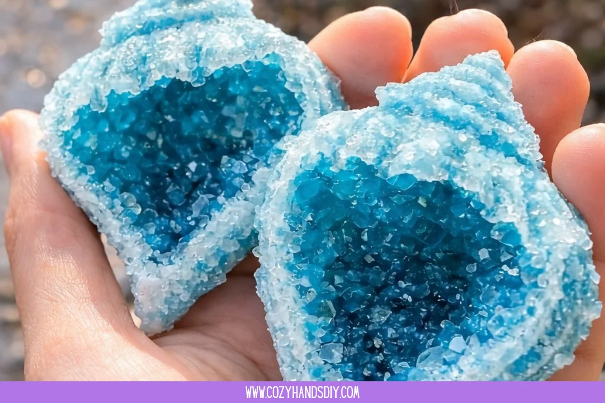 DIY Crystal Seashells