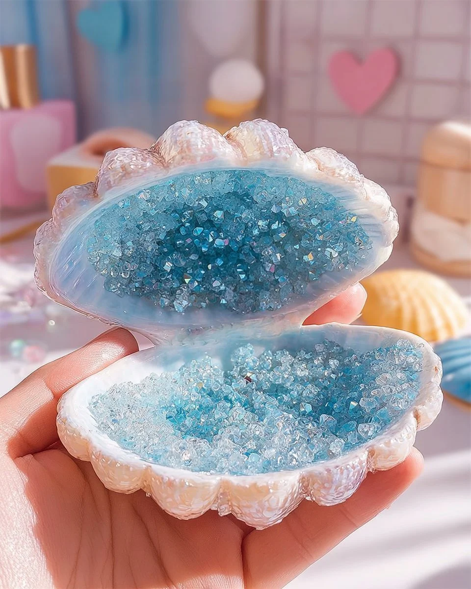 DIY Crystal Seashells