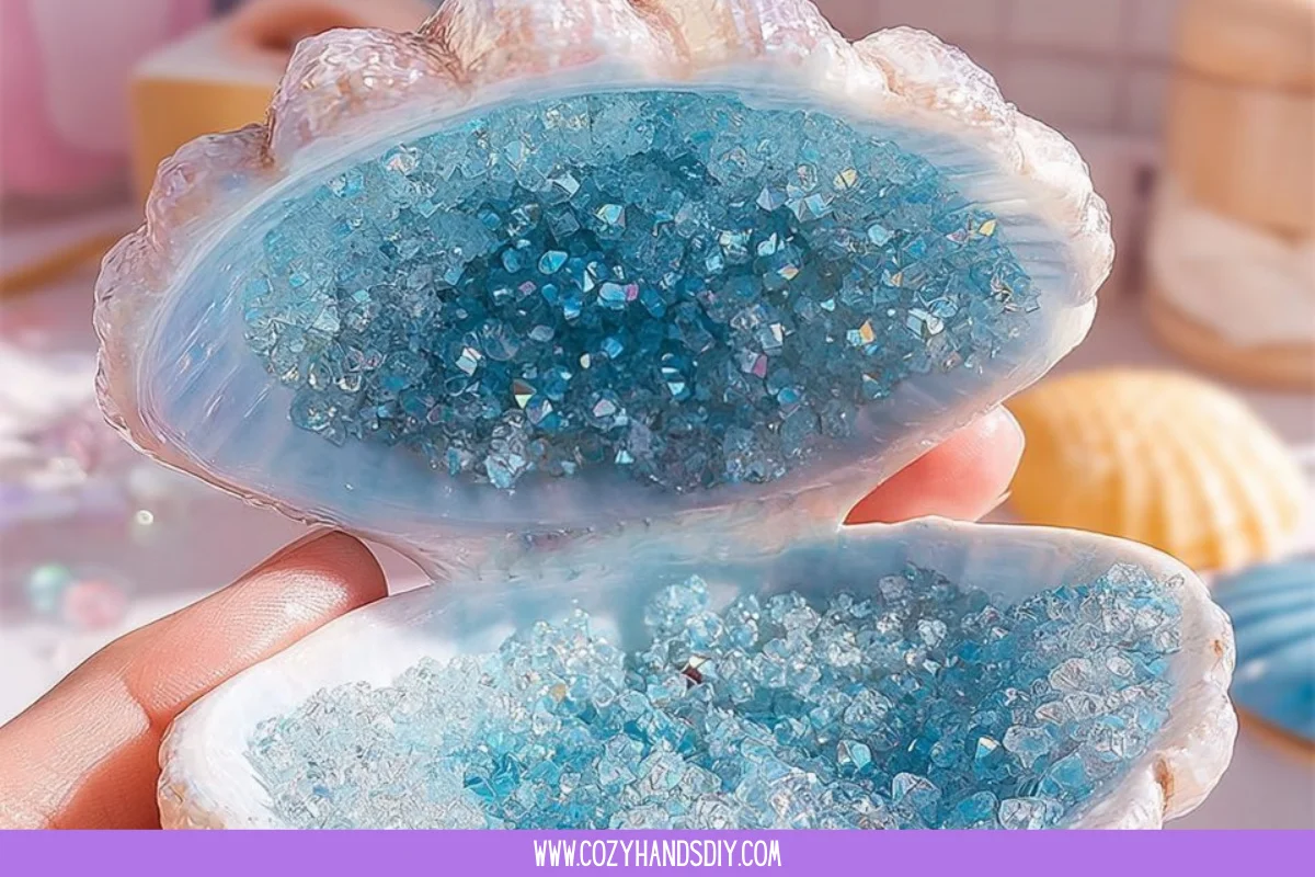 DIY Crystal Seashells