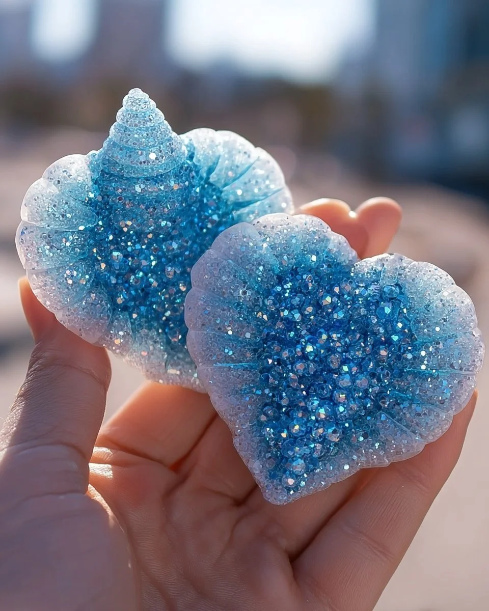 DIY Crystal Seashells