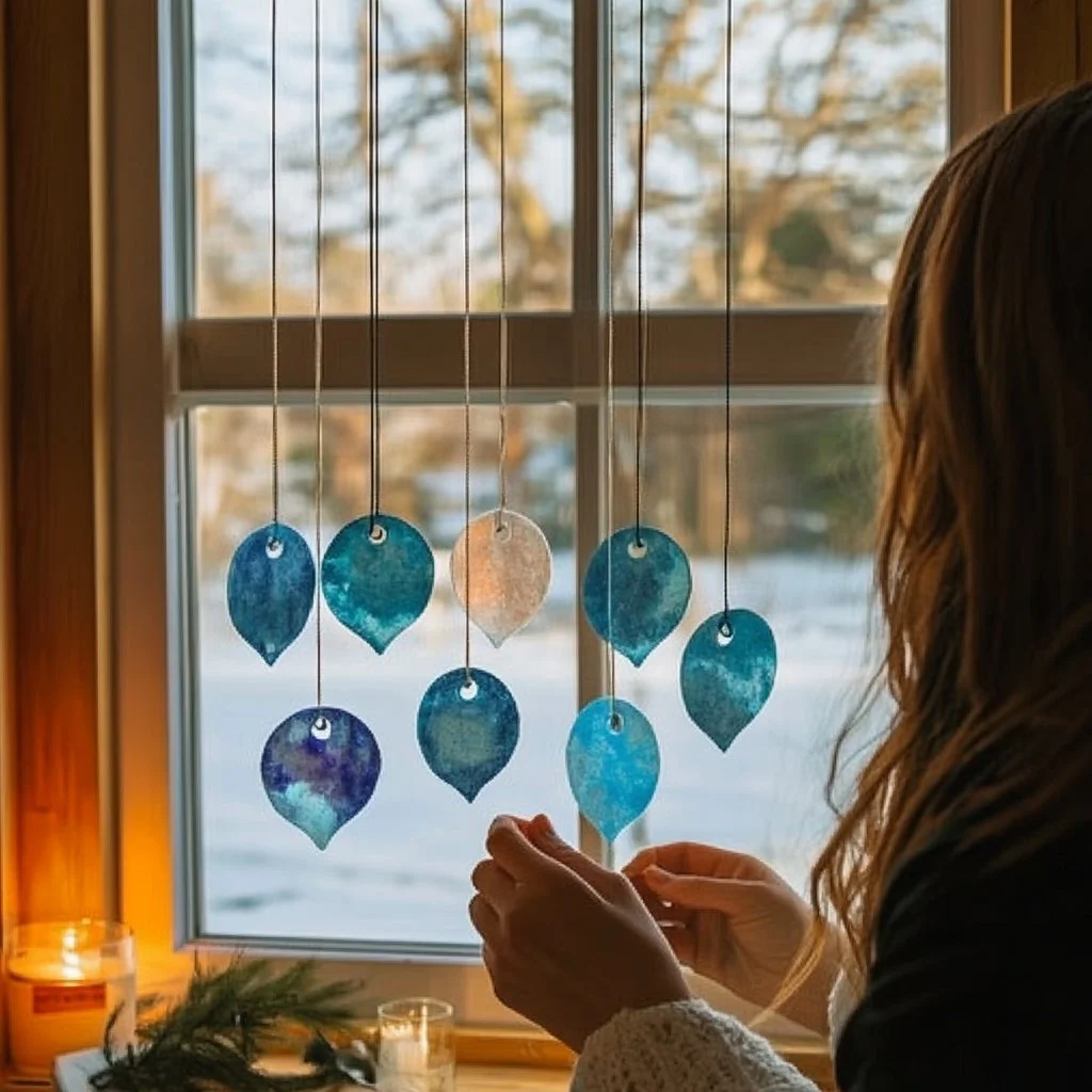 DIY Melted Crayon Sun-Catchers