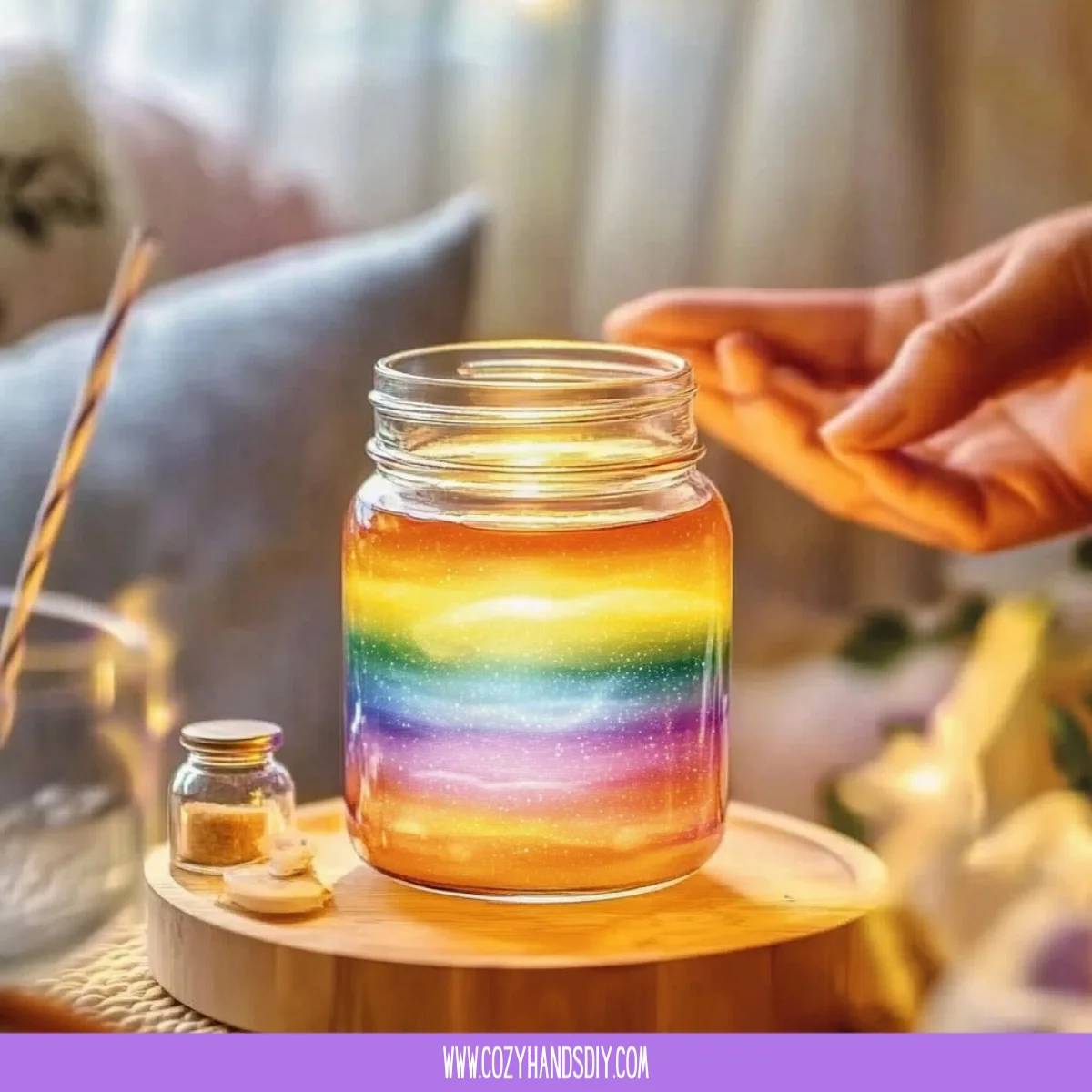 DIY Rainbow Density Jar