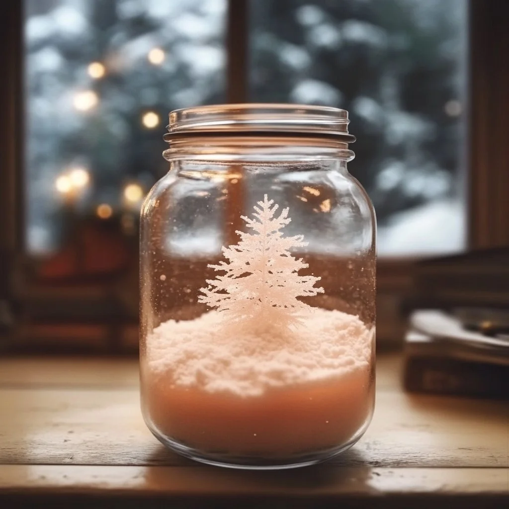 DIY Snowstorm in a Jar