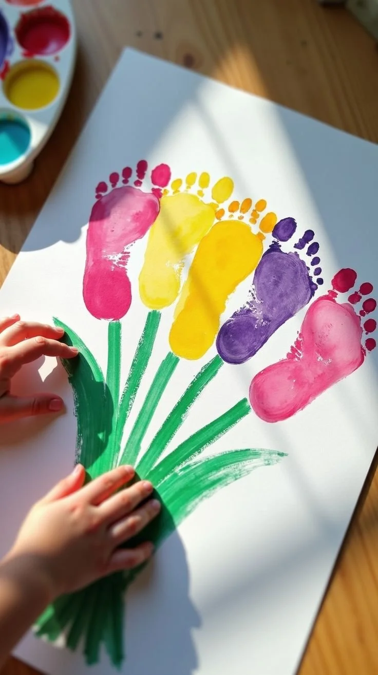 Easter Footprint Keepsakes