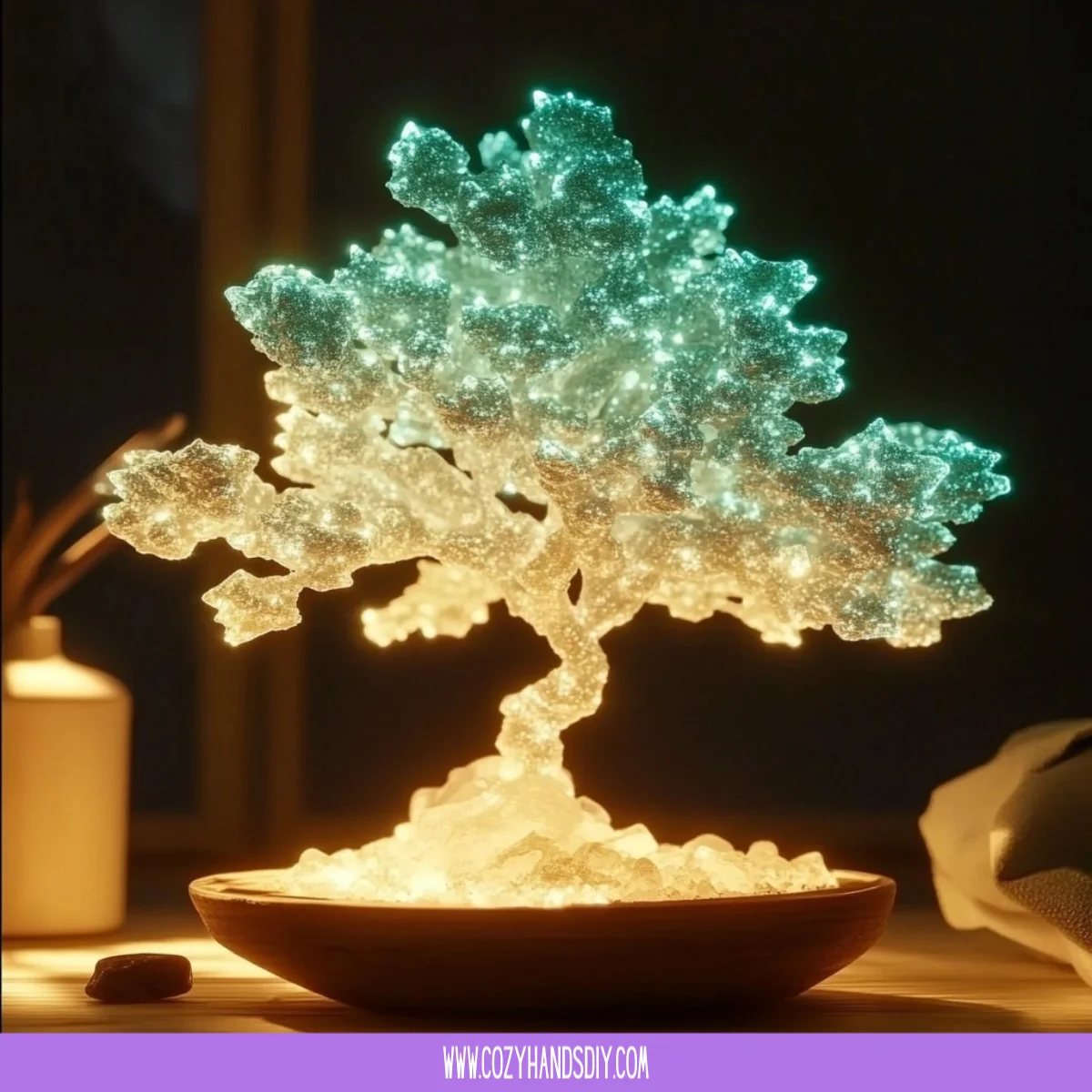 Glow-in-the-Dark Crystal Tree 3 Glow-in-the-Dark Crystal Tree
