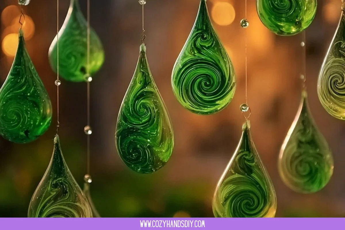 Green Crayon Suncatchers