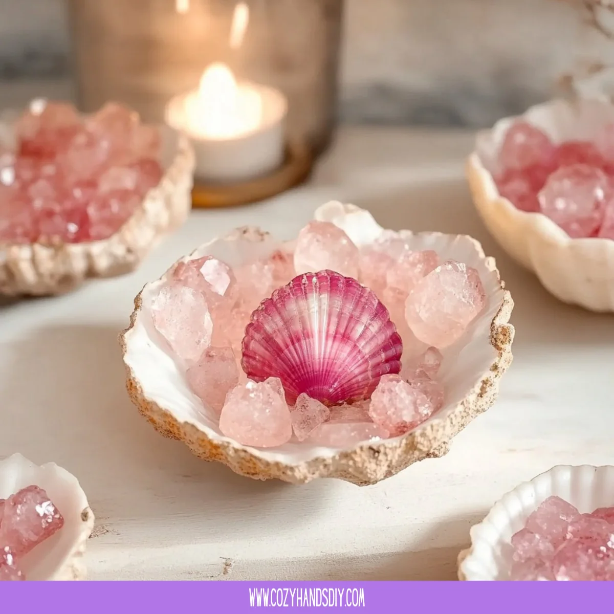 Pink Seashell Crystals
