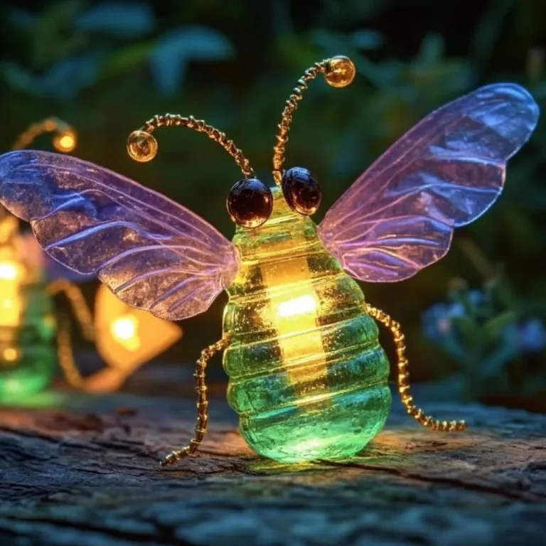 DIY pop bottle firefly craft project for kids and families