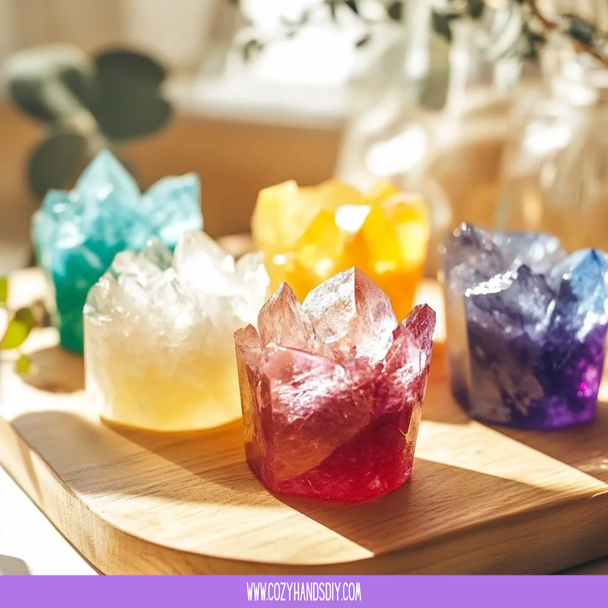Rainbow Crystal Rocks (No Borax!)