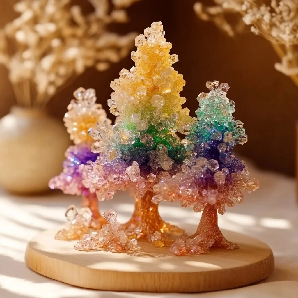 Rainbow Crystal Trees