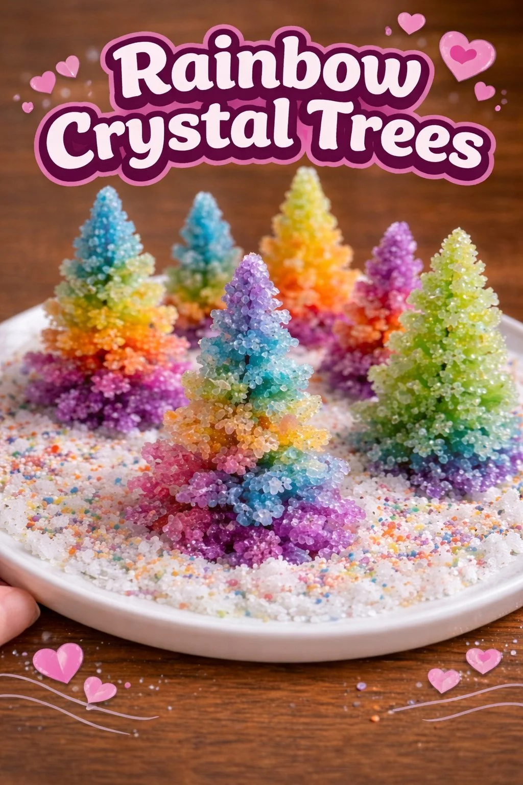 Rainbow Crystal Trees