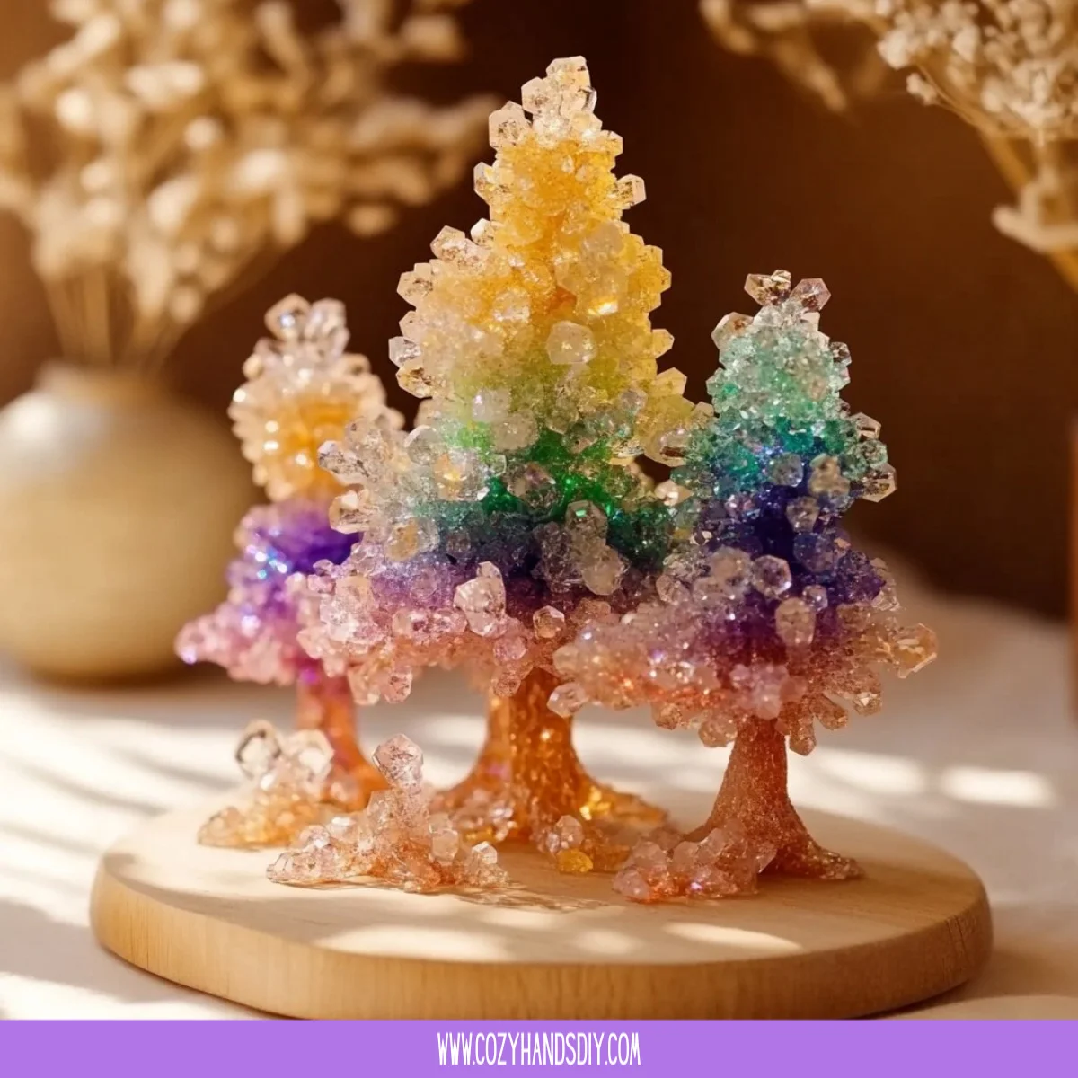 Rainbow Crystal Trees