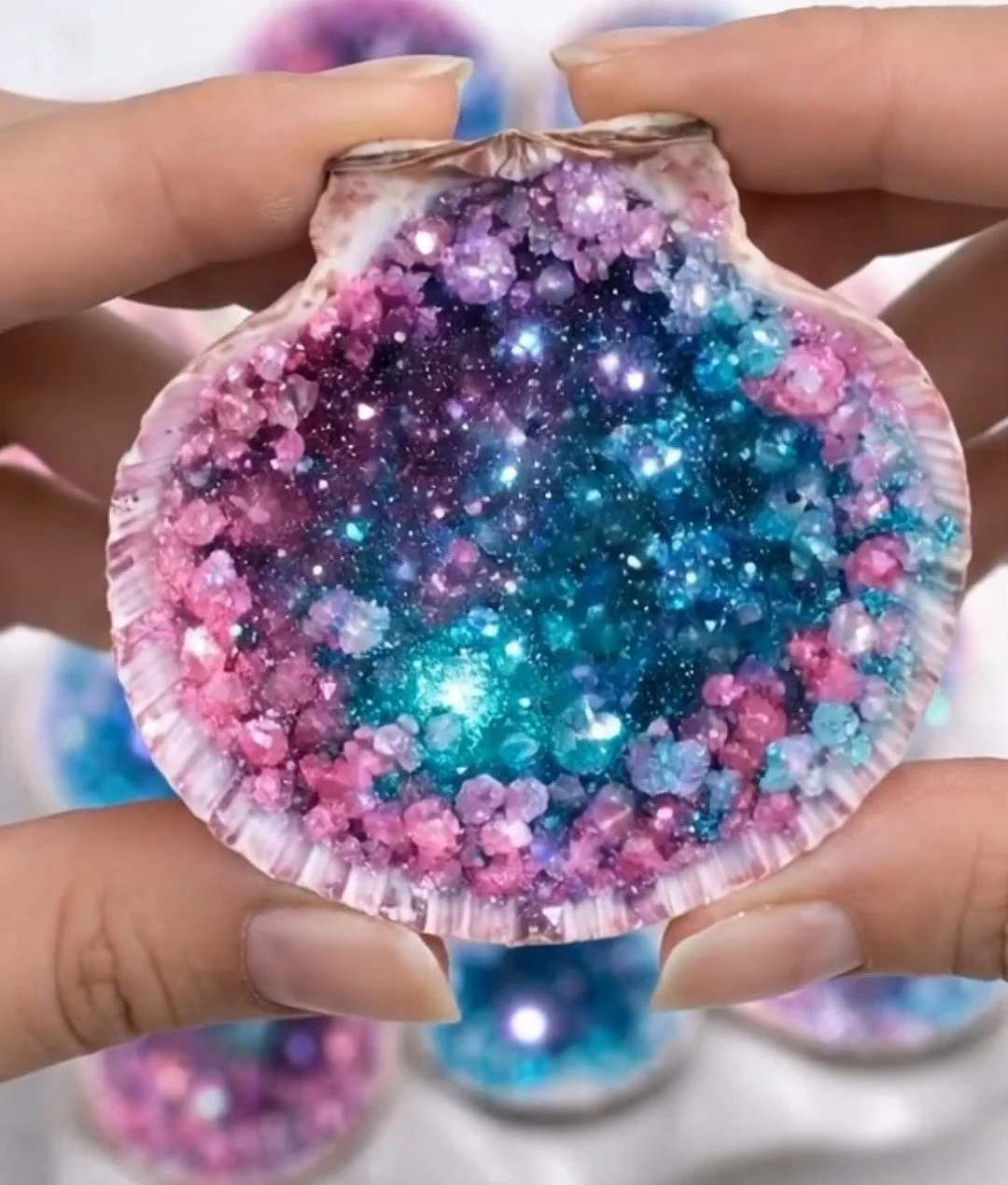 Seashell Crystal Art