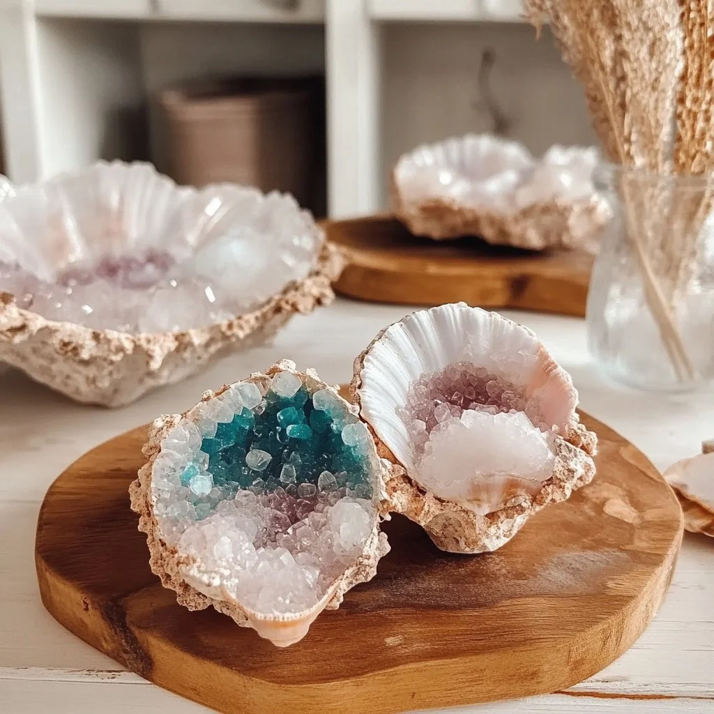 Seashell Crystal Geodes
