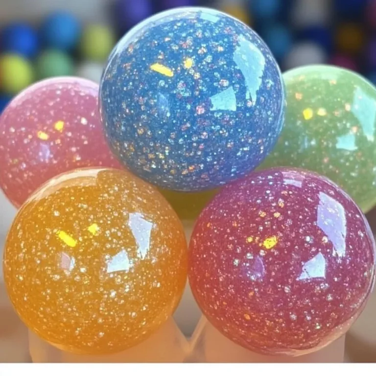 Variety of colorful super bouncy balls perfect for play and fun