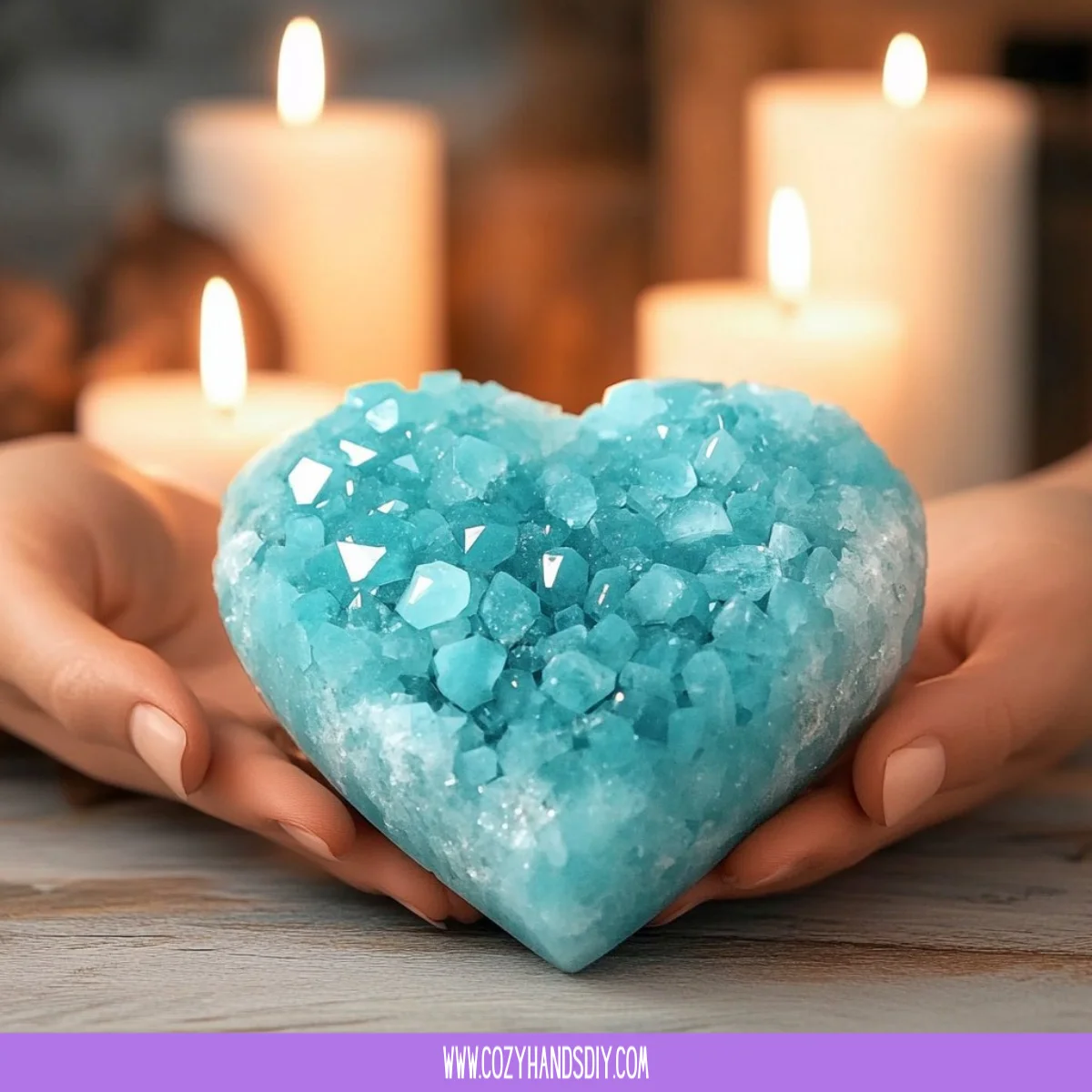 Turquoise Crystal Heart 7 Turquoise Crystal Heart