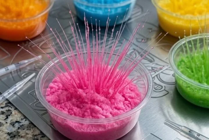 Baking Soda and Vinegar Fireworks