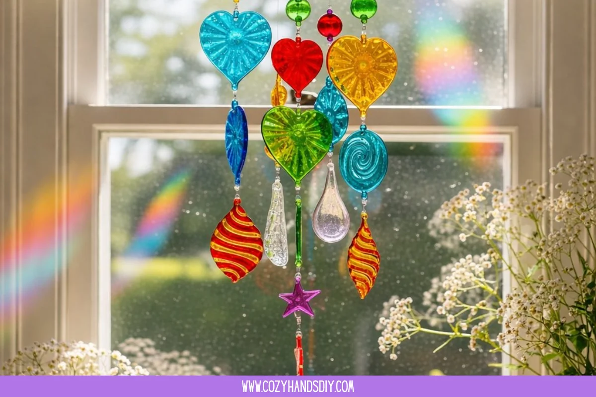 Bold Color Bioplastic Suncatchers