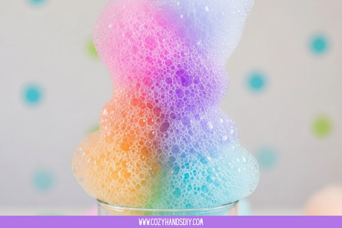 Color Burst Foam Eruption Science Experiment