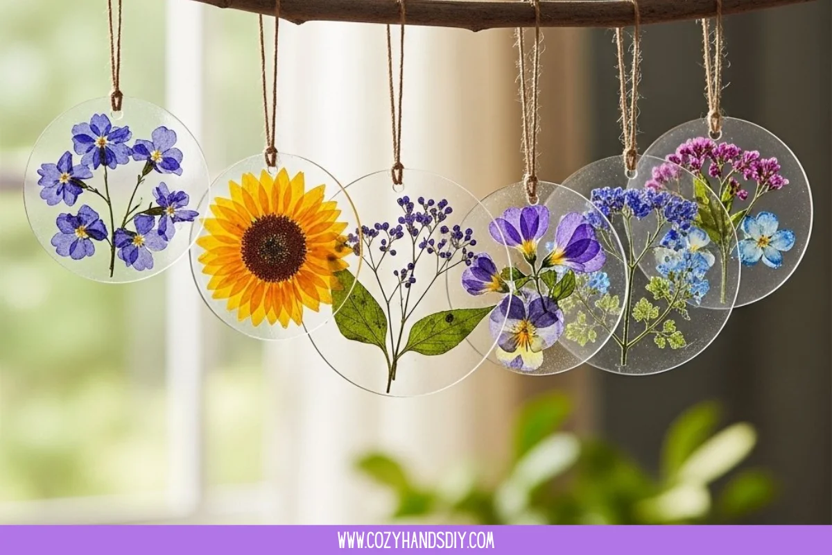 Cornstarch Bioplastic for Pressed Flowers