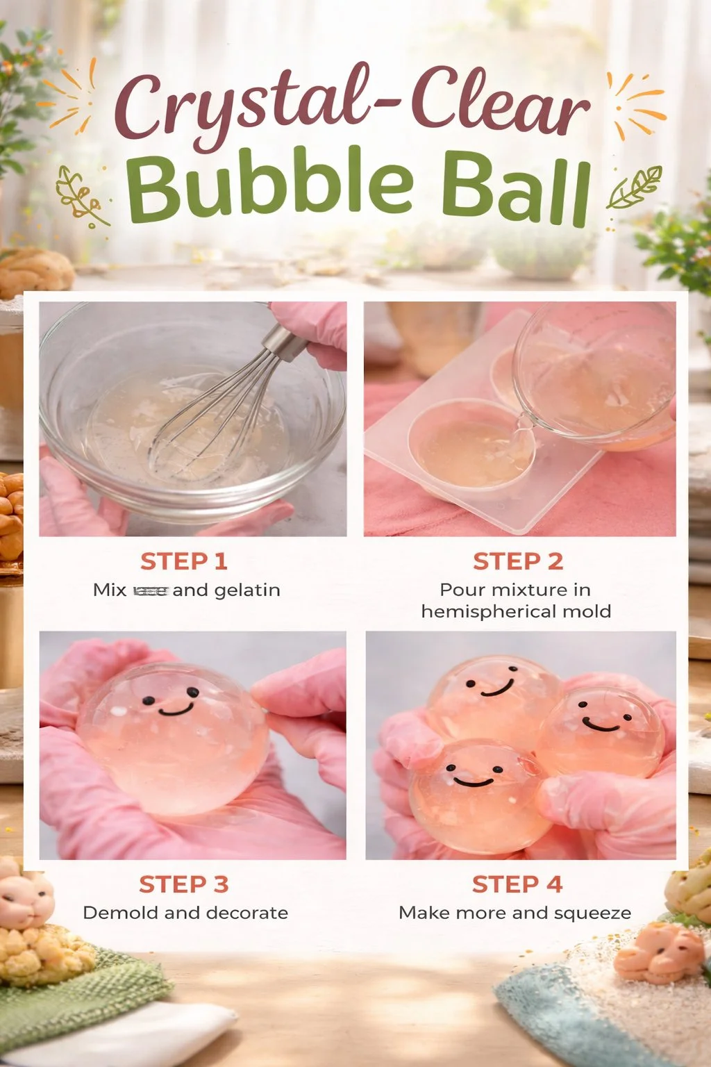 Crystal-Clear Bubble Ball