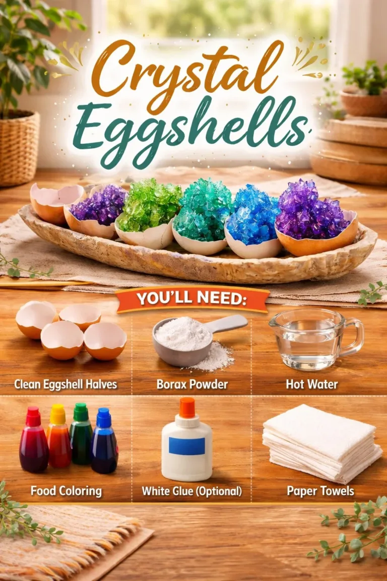 Gorgeous crystal eggshells showcasing intricate designs and colors.
