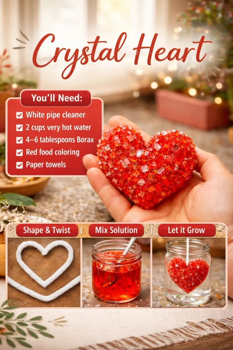 Stunning Crystal Heart symbolizing love and healing energy